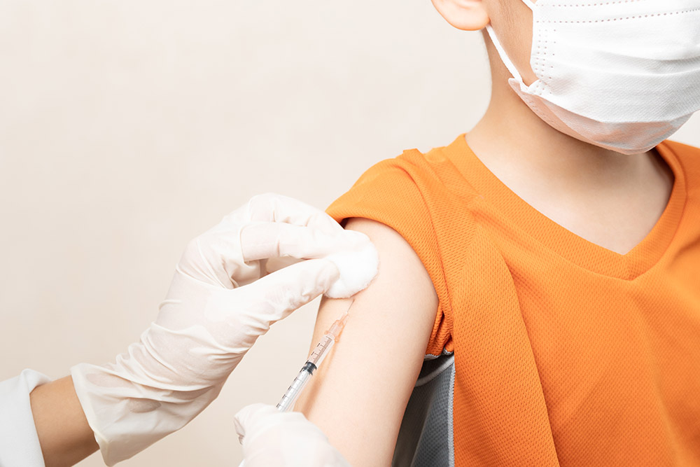 Vaccine Being Administered Into Arm