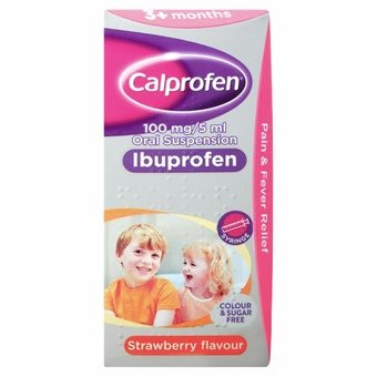 Calprofen 100mg/5ml Oral Suspension Ibuprofen 100ml