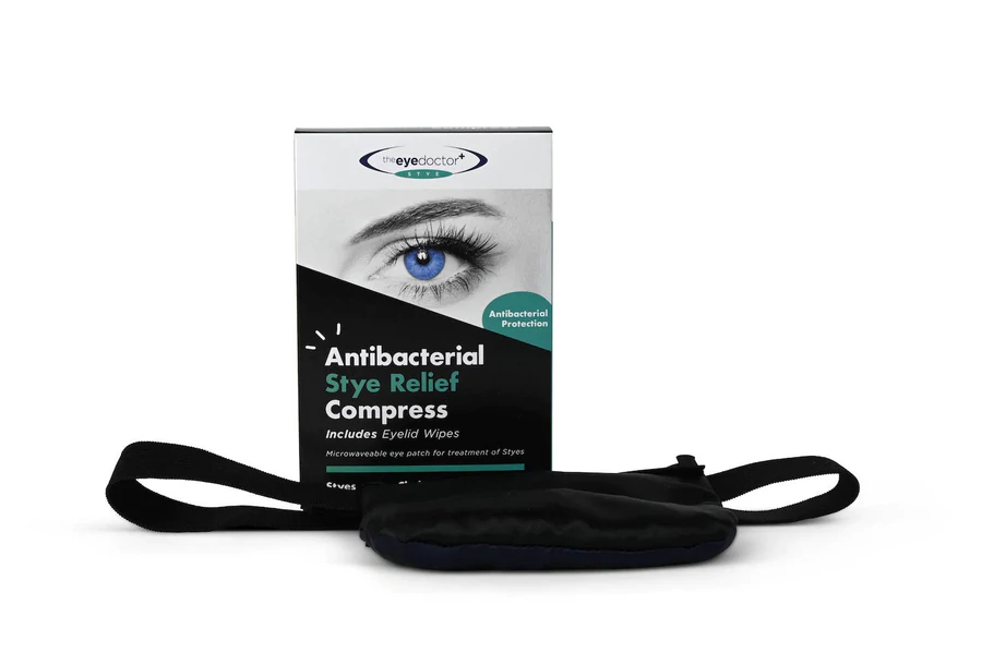  The Eye Doctor Antibacterial Stye Relief - Single Eye Compress + 2x Eyelid Wipes