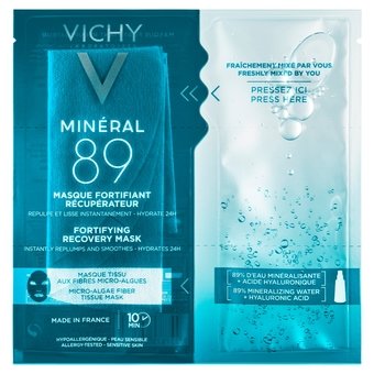 Vichy Mineral 89 - Fortifying Instant Recovery Sheet Mask (Pack of 1)